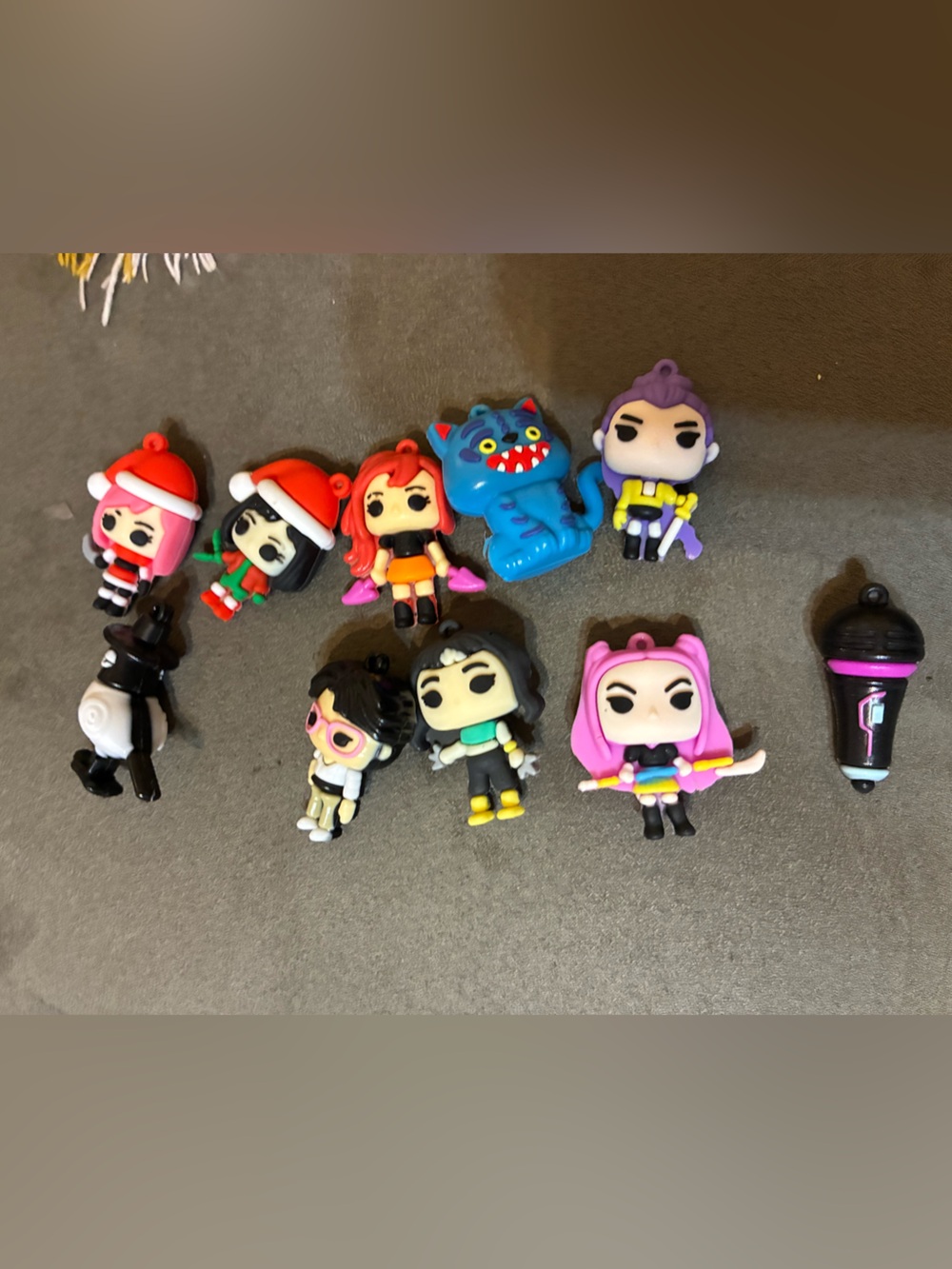 K pop demon hunters 3d key chain collection